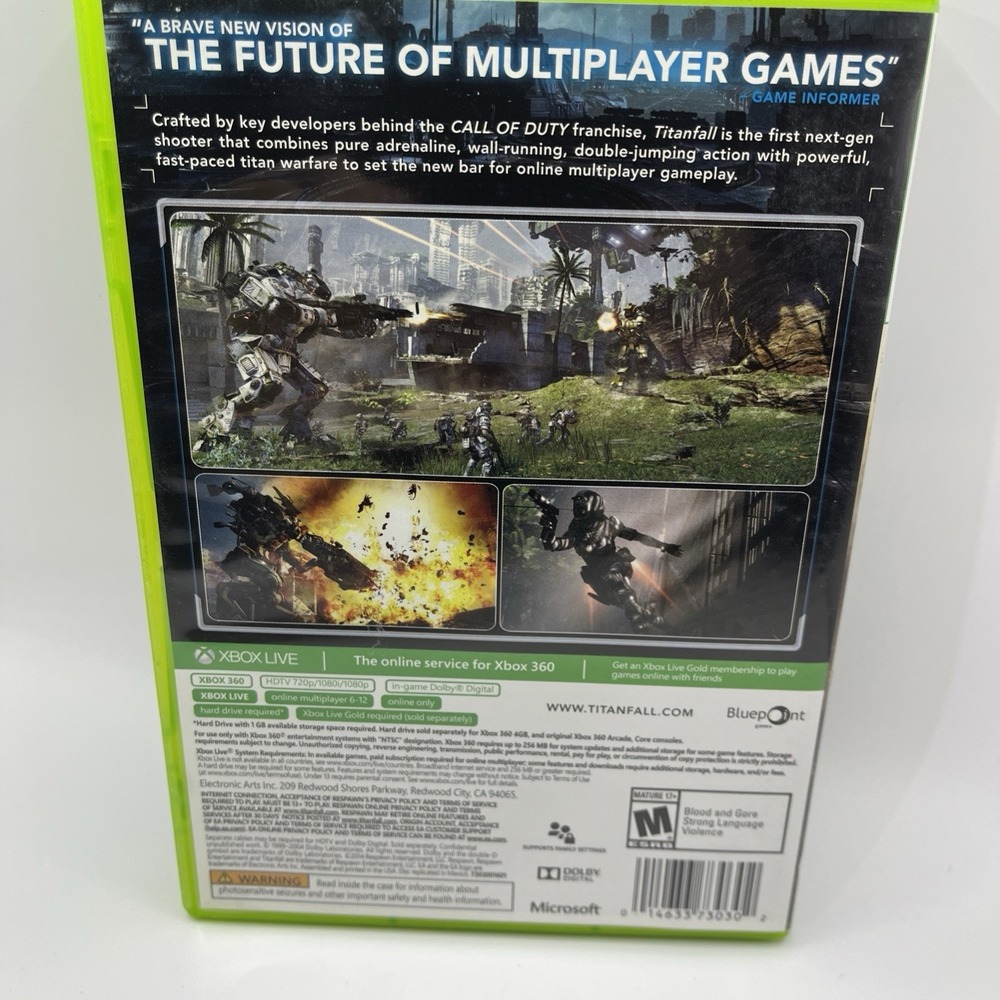 Titanfall -โ Microsoft Xbox 360 In Box No Manual